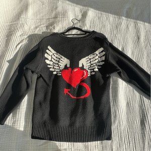 Dolls kill current mood sweater brand new never worn!! Adorable graphic on back